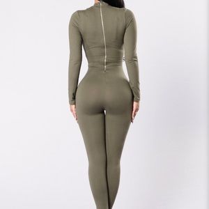 Olive jumpsuit